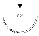 Polysorb обратно режущая ½ круга 30 мм