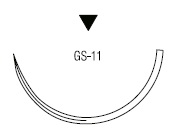 Ti•Cron/Surgidac обратно режущая ½ круга 37 мм