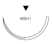 Polysorb обратно режущая ½ круга 37 мм H