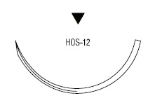 Polysorb обратно режущая ½ круга 40 мм H
