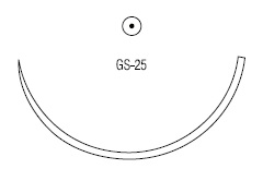 Novafil колющая ½ круга 48 мм