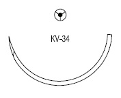 SurgiproII/Surgipro колюще-режущая ½ круга 37 мм