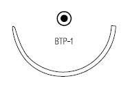 Polysorb тупоконечная колющая ½ круга 37 мм BTP-1