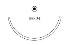 Maxon тупоконечная колющая ½ круга 40 мм