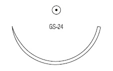 Novafil колющая ½ круга 40 мм