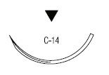Ti•Cron/Surgidac обратно режущая ⅜ круга 24 мм