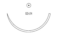 SurgiproII/Surgipro колющая ½ круга 40 мм