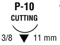 Caprosyn косметическая обратно режущая ⅜ круга 11 мм