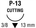 Caprosyn косметическая обратно режущая ⅜ круга 13 мм