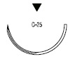 Monosof/Dermalon обратно режущая ½ круга 30 мм