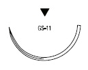 Sofsilk обратно режущая ½ круга 37 мм