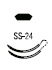 Monosof/Dermalon шпатель ¼ круга 8 мм кривизна 90° длина иглы 7.18 мм радиус 5.08 мм
