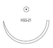 Polysorb колющая ½ круга 37 мм H