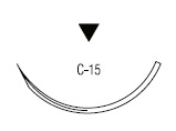 Caprosyn обратно режущая ⅜ круга 26 мм