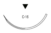 Polysorb обратно режущая ⅜ круга 30 мм