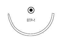 Biosyn тупоконечная колющая ½ круга 48 мм