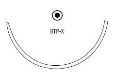 Maxon тупоконечная колющая ½ круга 48 мм BTP-X