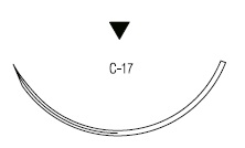 Polysorb обратно режущая ⅜ круга 39 мм
