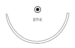 Biosyn тупоконечная колющая ½ круга 26 мм