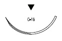 Surgilon обратно режущая ⅜ круга 30 мм