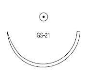 Polysorb колющая ½ круга 37 мм GS-21