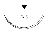 Ti•Cron/Surgidac обратно режущая ⅜ круга 26 мм