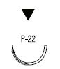 Polysorb косметическая обратно режущая ½ круга 13 мм