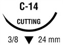 Polysorb обратно режущая ⅜ круга 24 мм