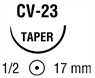 Caprosyn колющая ½ круга 17 мм