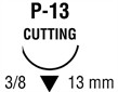 Biosyn косметическая обратно режущая ⅜ круга 13 мм